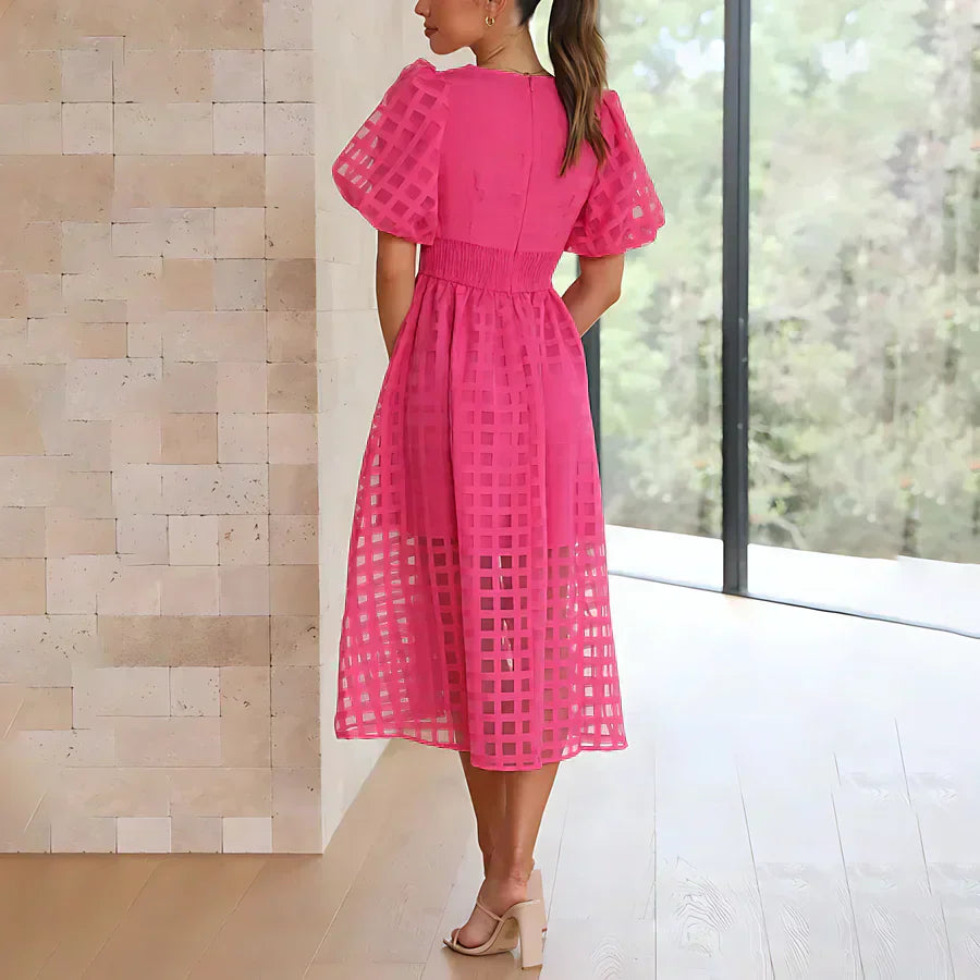 Lise™ | Romantische Midi-jurk
